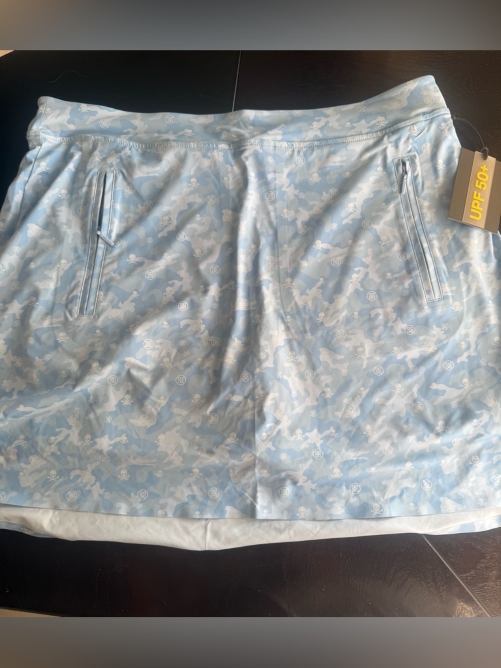 G/FORE Light Blue & White Camo Athletic Skort